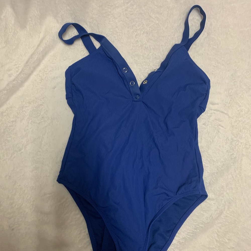 Blue One Piece Swimsuit